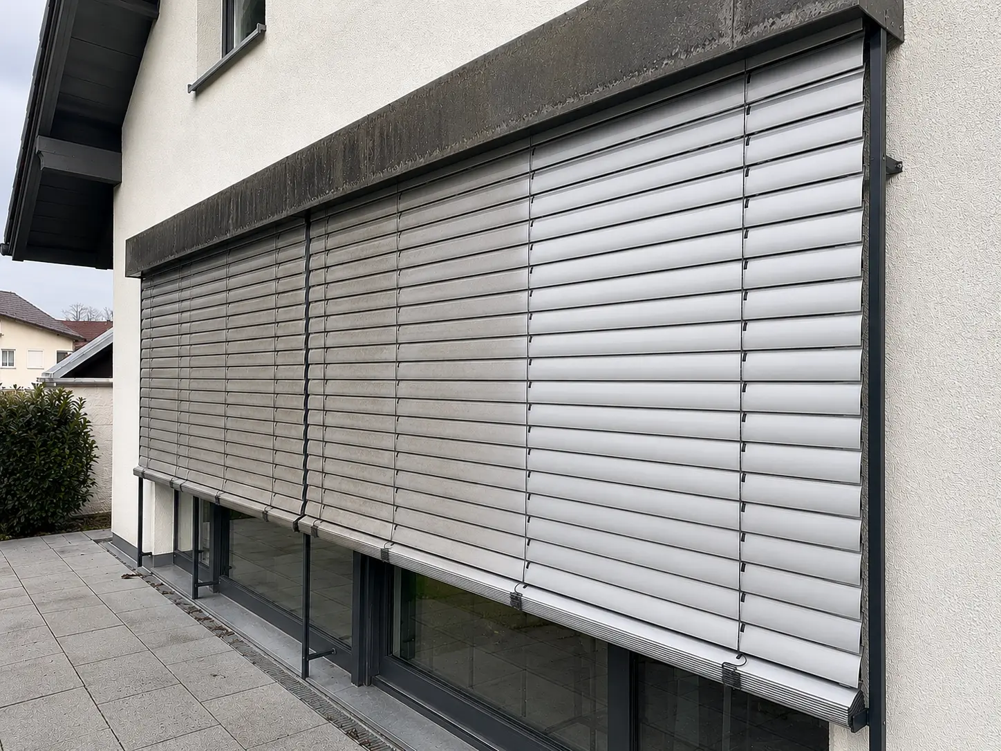 Jalousienreinigung Mainz Raffstoren Vorher Nachher RELTRO