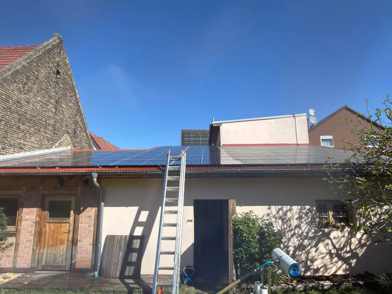 Solarreinigung Equipment Einfamilienhaus Rhein-Main RELTRO