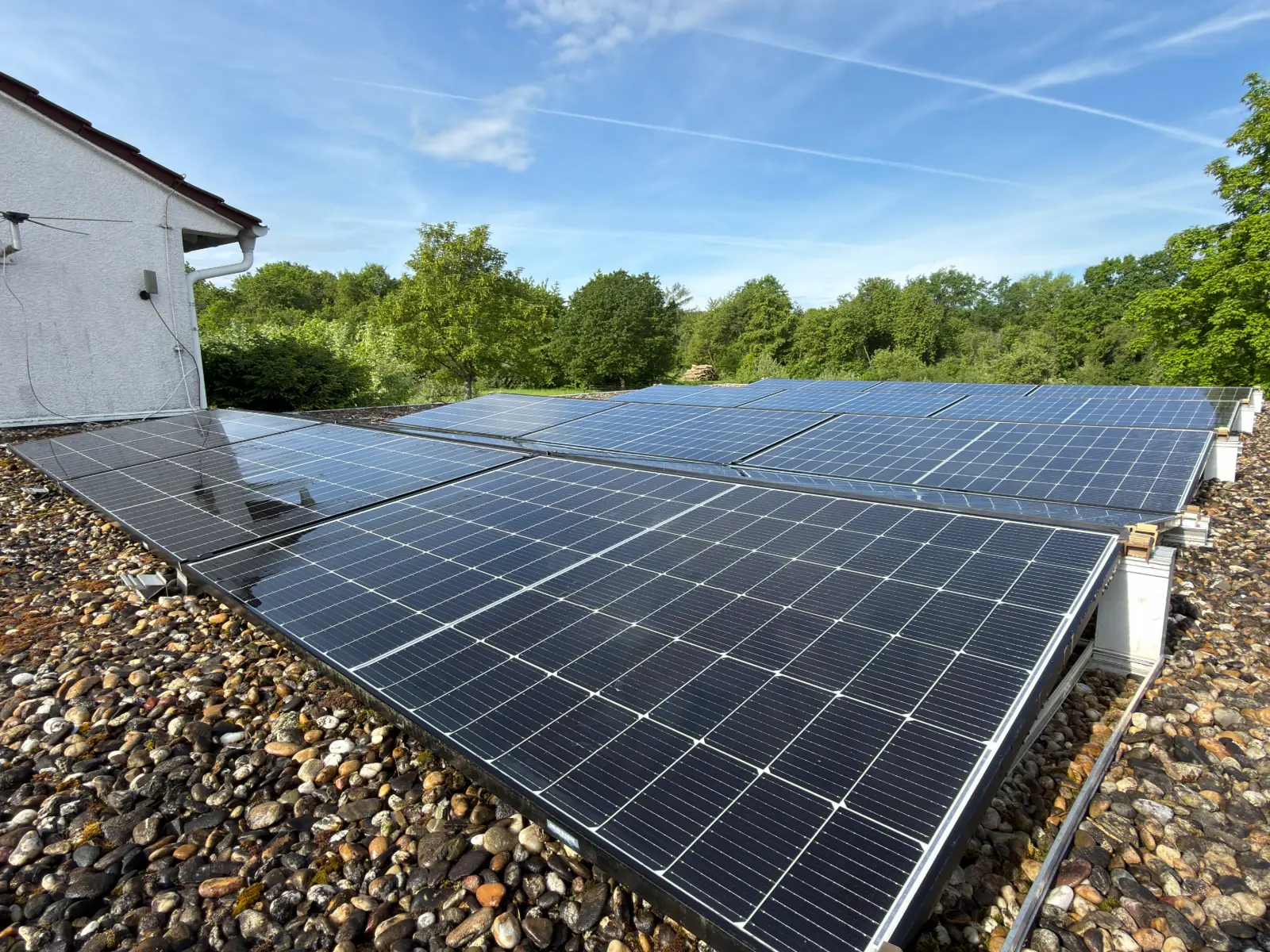 Solarreinigung Flachdach Photovoltaik Module Rhein-Main RELTRO